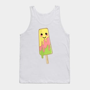 Cute Summer Melty Kawaii Popsicle Design Tank Top